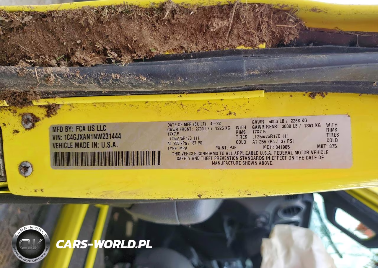 2022 Jeep Wrangler Sport VIN:1C4GJXAN1NW231444 - 13