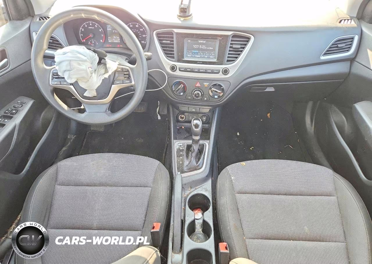 2022 Hyundai Accent Se VIN:3KPC24A60NE155163 - 8