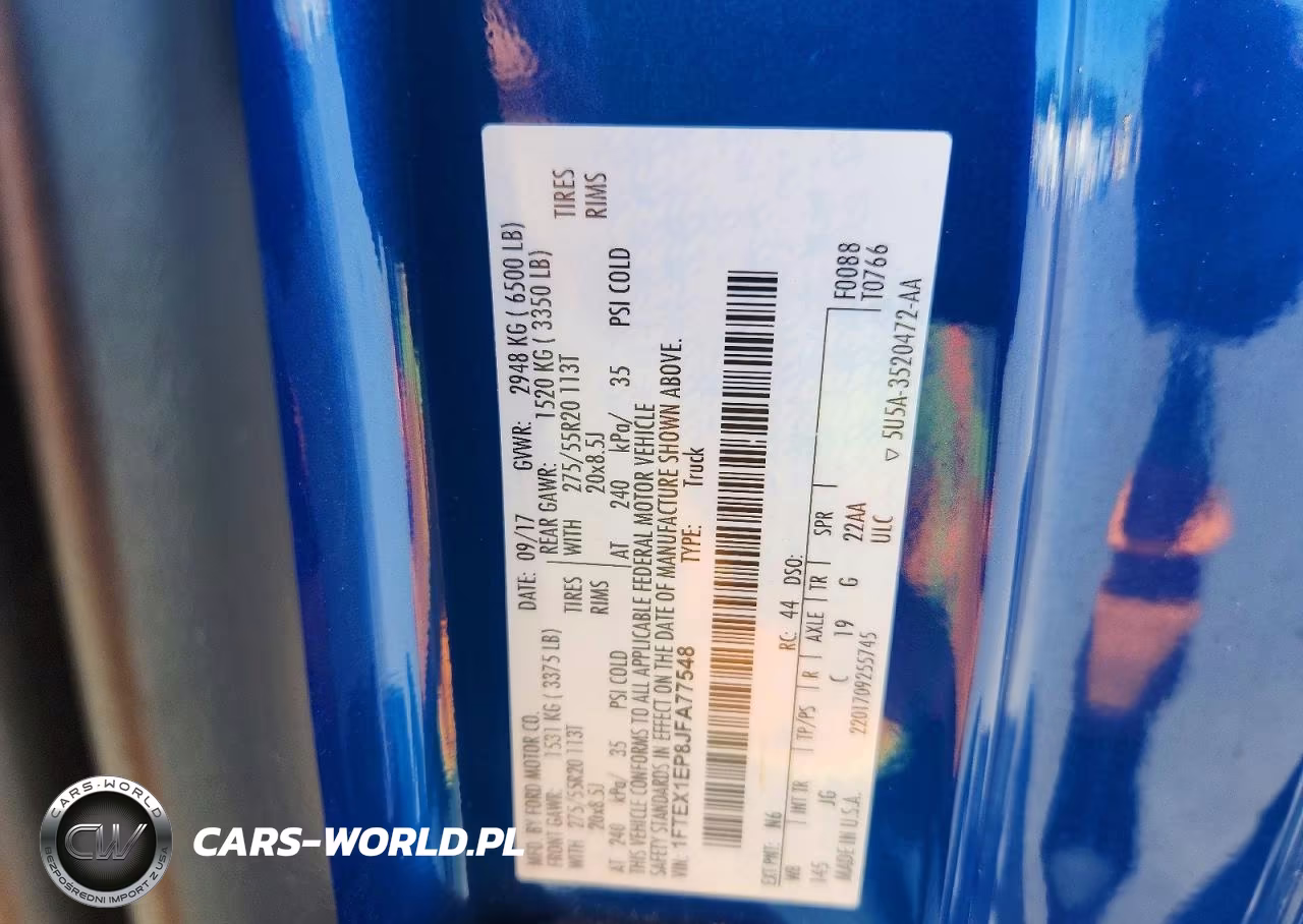 2018 Ford F150 Super Cab VIN:1FTEX1EP8JFA77548 - 12