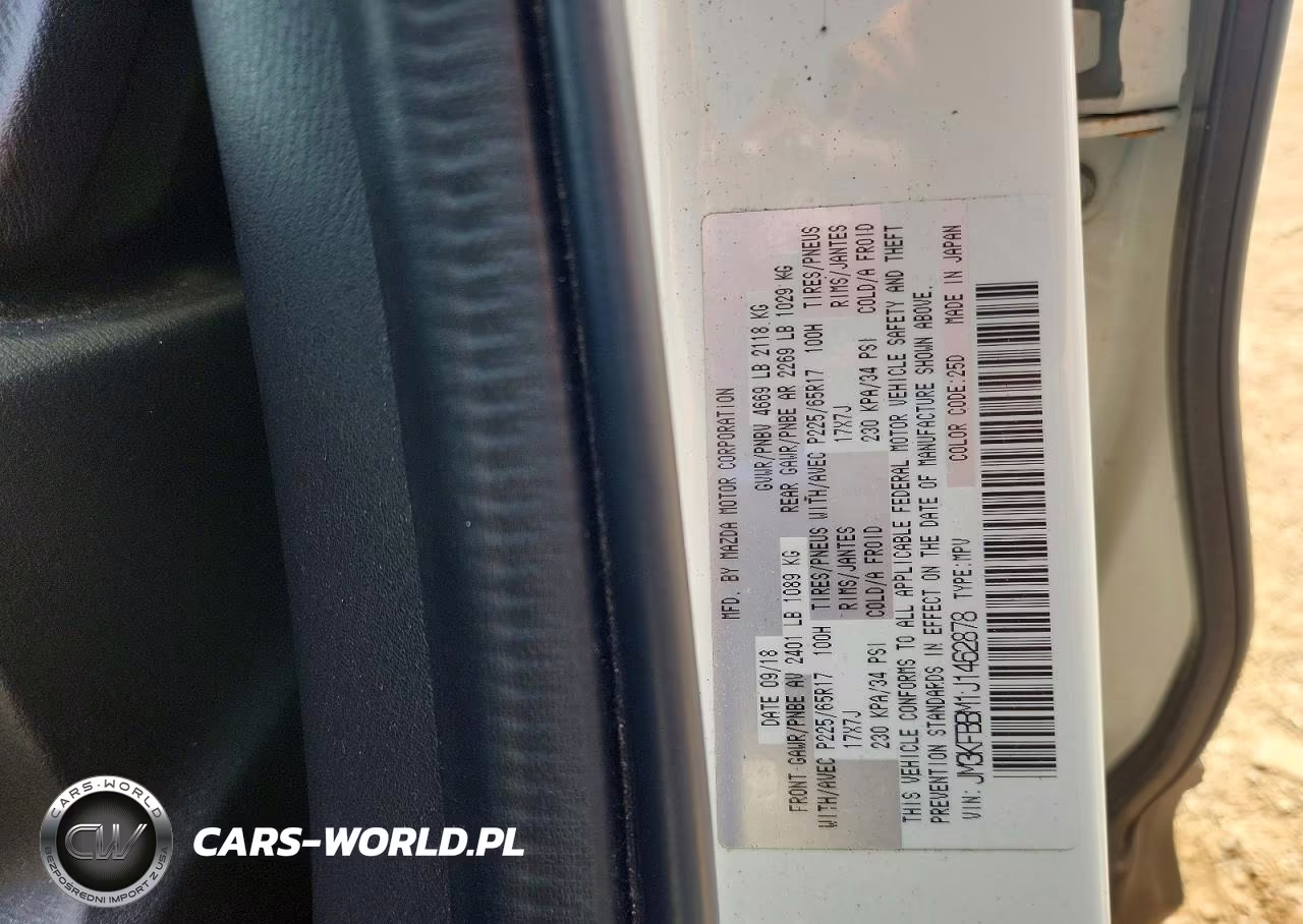 2018 Mazda Cx-5 Sport VIN:JM3KFBBM1J1462878 - 13