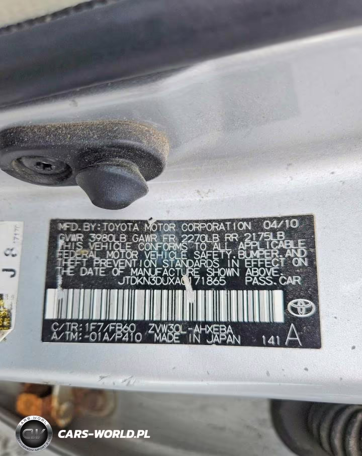 2010 Toyota Prius Ii VIN:JTDKN3DUXA0171865 - 12