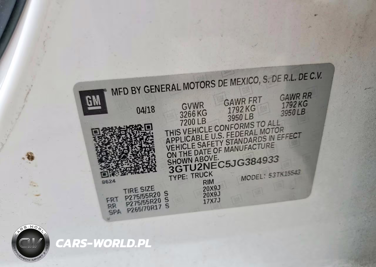 2018 GMC Sierra K1500 Slt VIN:3GTU2NEC5JG384933 - 13