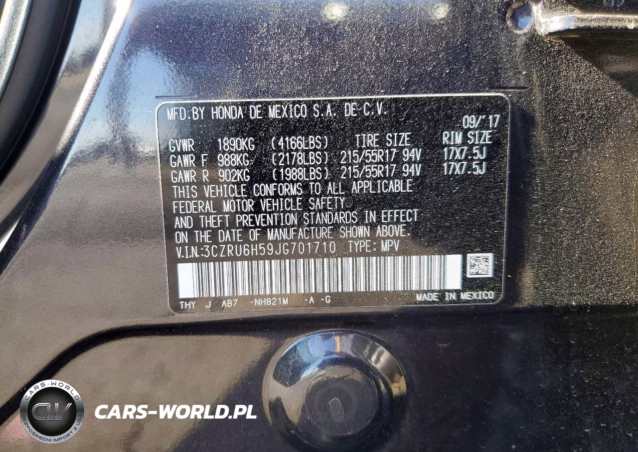2018 Honda Hr-V Ex VIN:3CZRU6H59JG701710 - 12