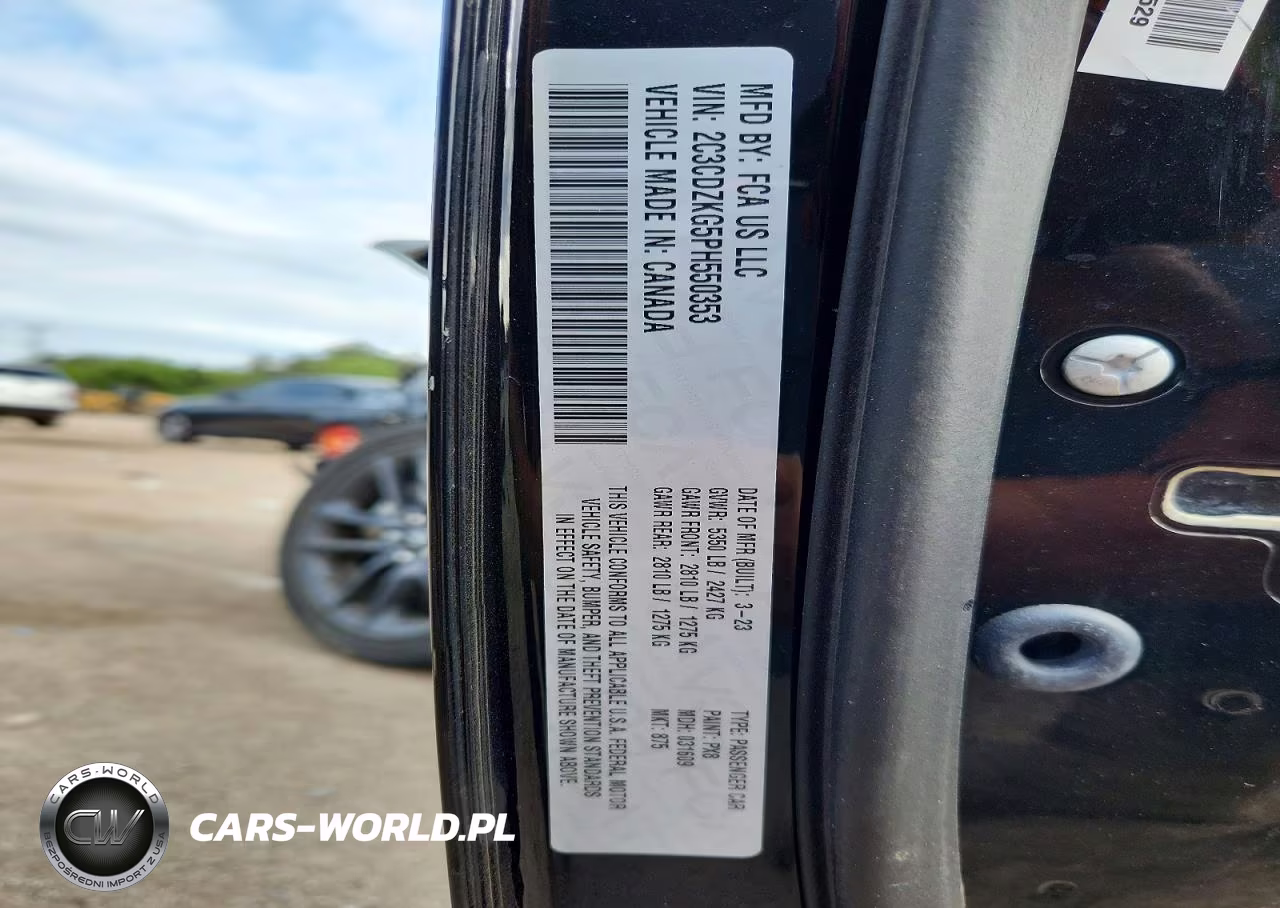 2023 Dodge Challenger Gt VIN:2C3CDZKG5PH550353 - 13