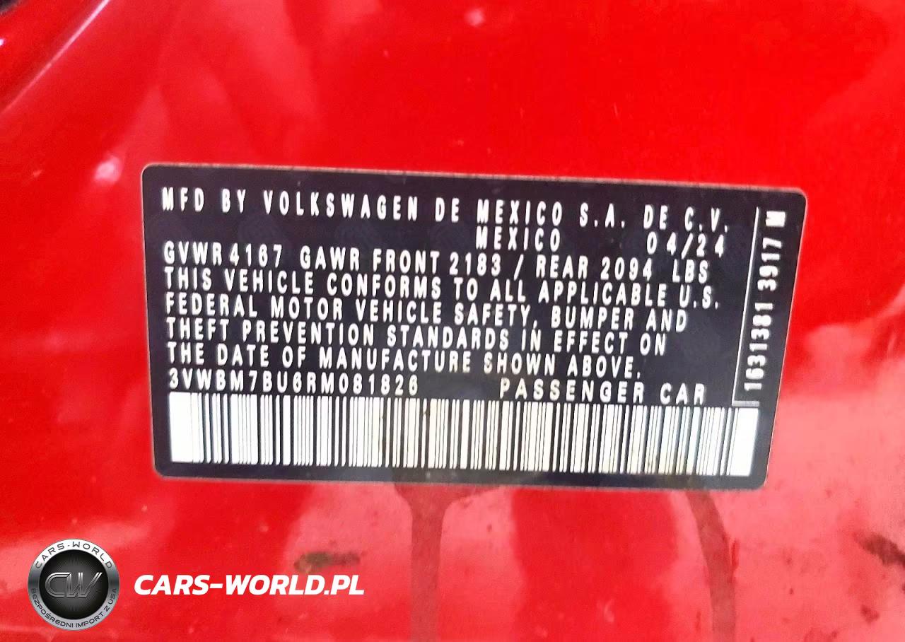 2024 Volkswagen Jetta Sport VIN:3VWBM7BU6RM081826 - 12