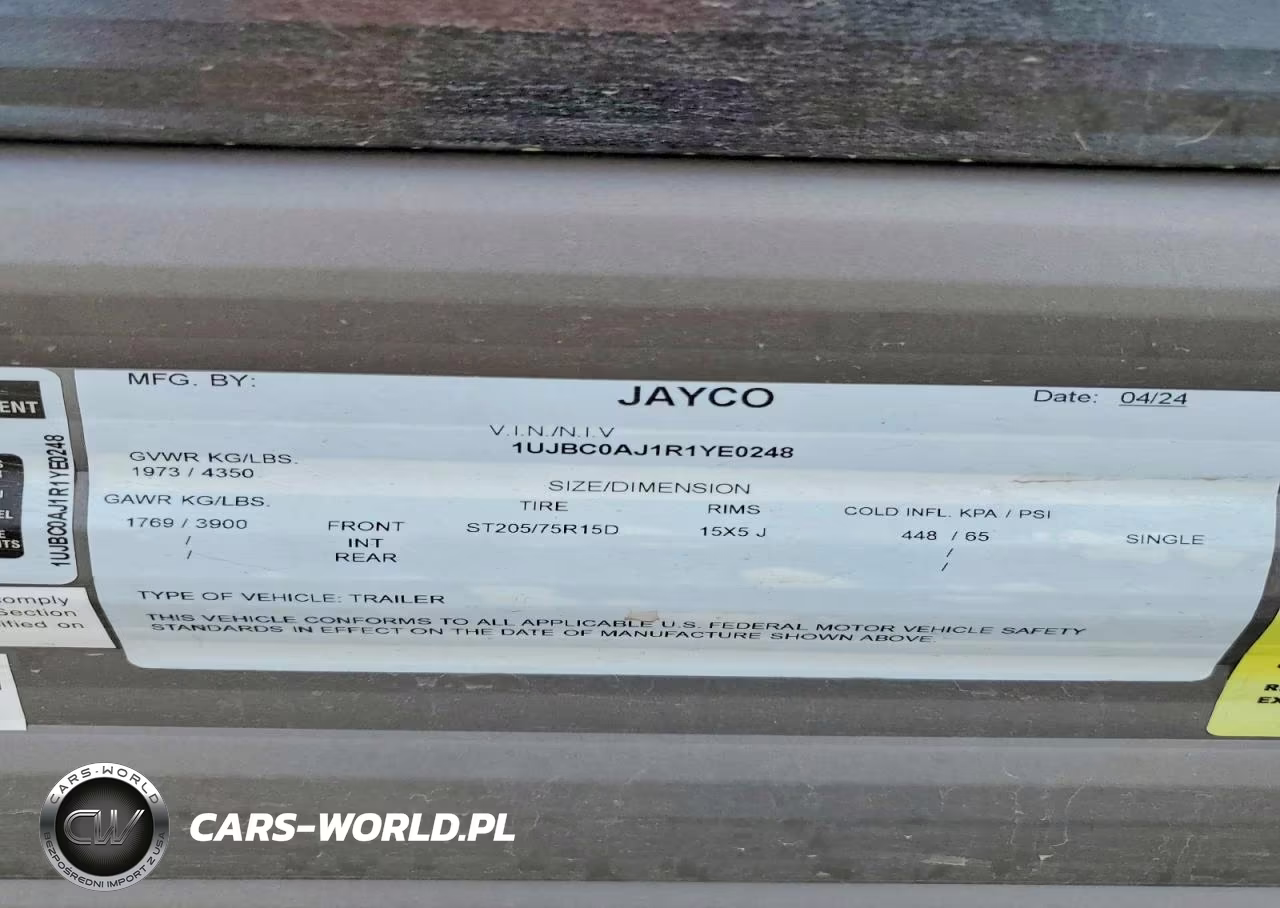2024 Jayco Jay Flight Camper VIN:1UJBC0AJ1R1YE0248 - 8