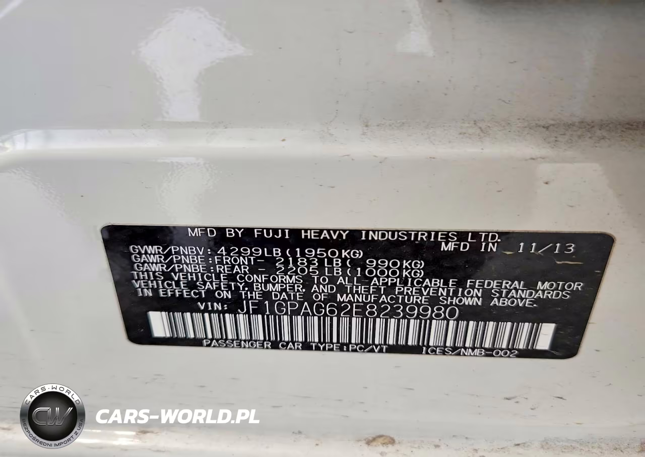2014 Subaru Impreza Limited VIN:JF1GPAG62E8239980 - 13