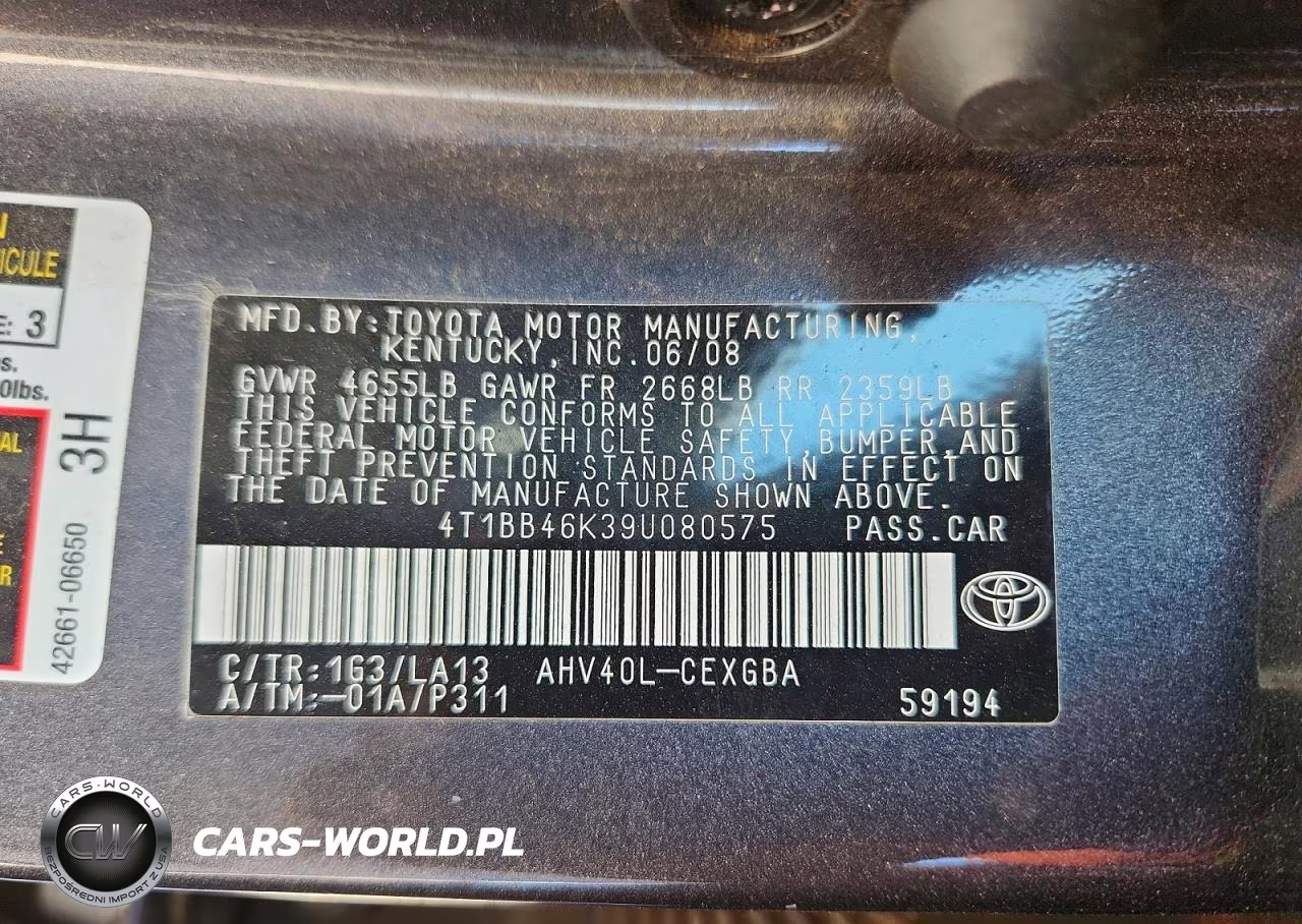 2009 Toyota Camry Hybrid VIN:4T1BB46K39U080575 - 12
