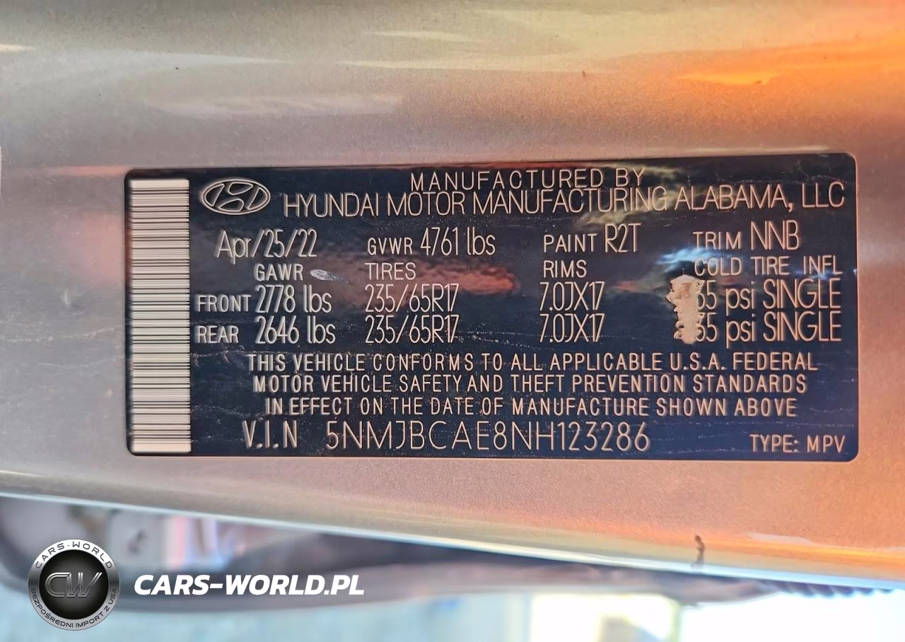 2022 Hyundai Tucson Sel VIN:5NMJBCAE8NH123286 - 13