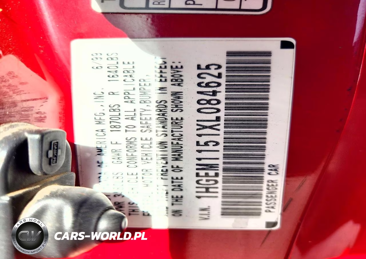 1999 Honda Civic Si VIN:1HGEM1151XL084625 - 12