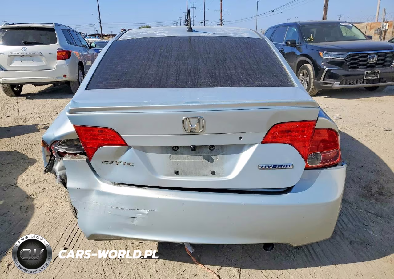 2007 Honda Civic Hybrid VIN:JHMFA36287S010872 - 6