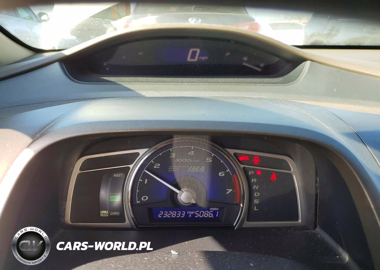 2007 Honda Civic Hybrid VIN:JHMFA36287S010872 - 9