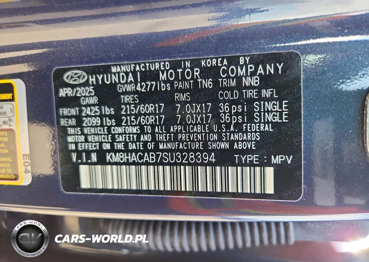 2025 Hyundai Kona Se VIN:KM8HACAB7SU328394 - 13