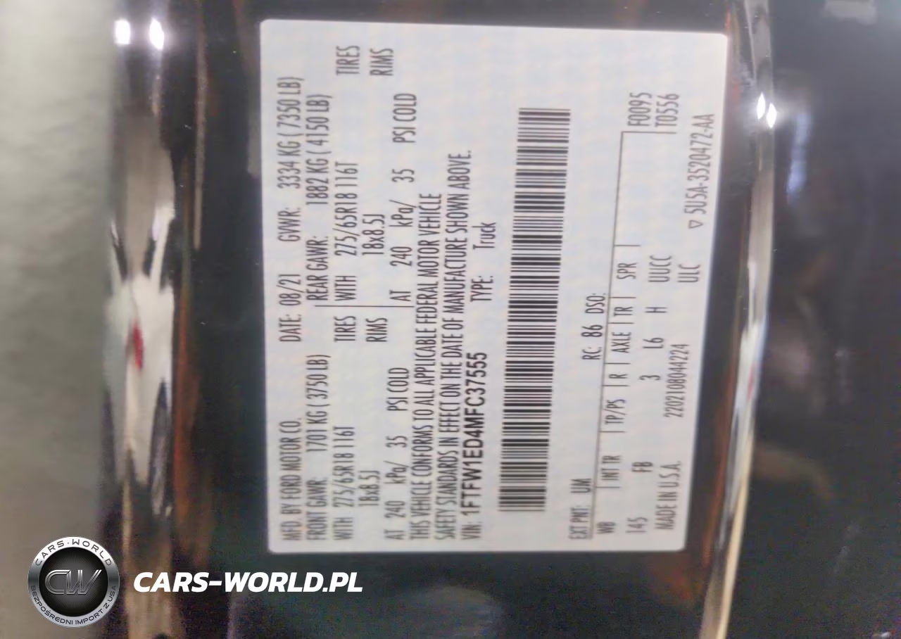 2021 Ford F150 Supercrew VIN:1FTFW1ED4MFC37555 - 12