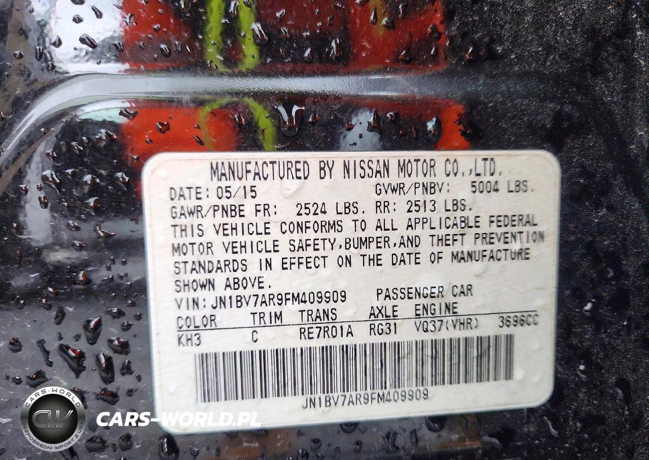 2015 Infiniti Q50 Premium VIN:JN1BV7AR9FM409909 - 12