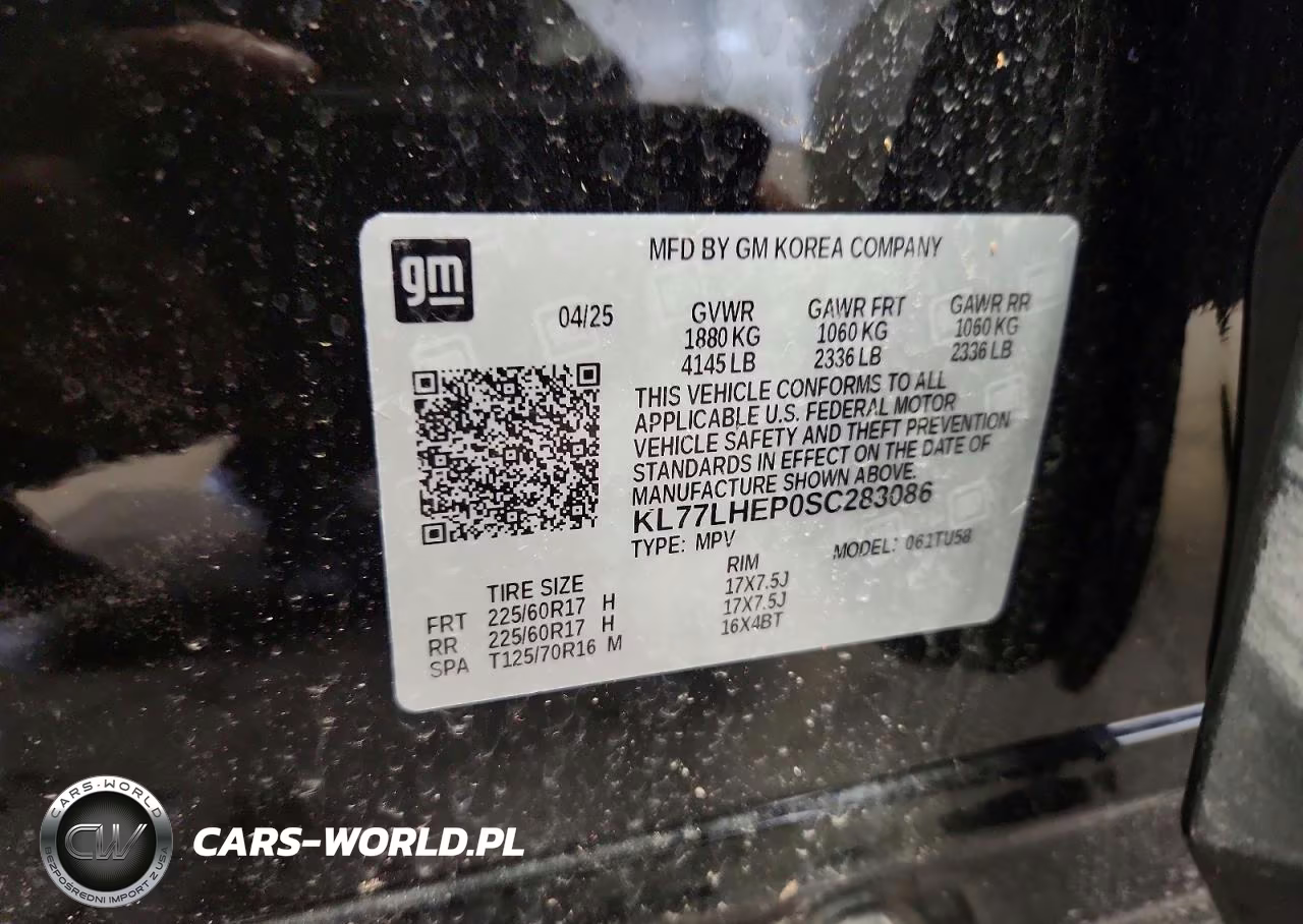 2025 Chevrolet Trax 1Lt VIN:KL77LHEP0SC283086 - 12
