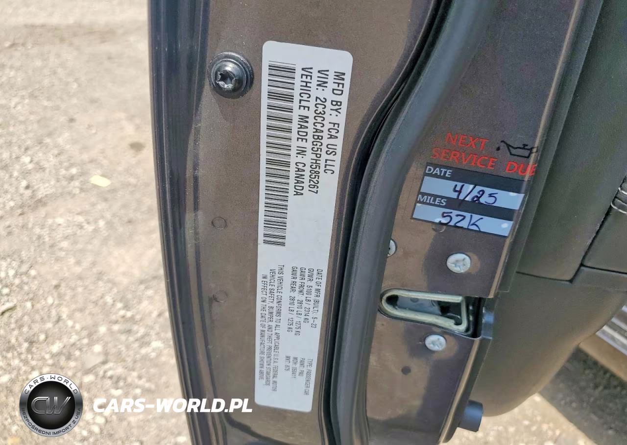 2023 Chrysler 300 S VIN:2C3CCABG5PH585267 - 12