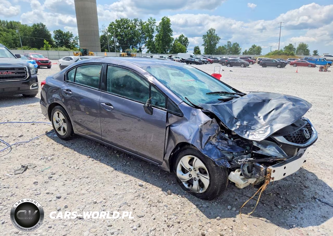 2015 Honda Civic Lx VIN:19XFB2F50FE092181 - 4