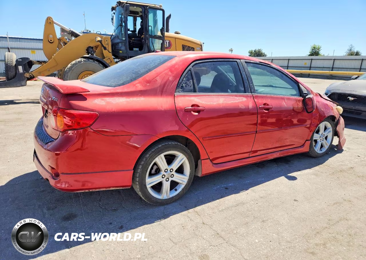 2009 Toyota Corolla Xrs VIN:1NXBE40E59Z117264 - 3