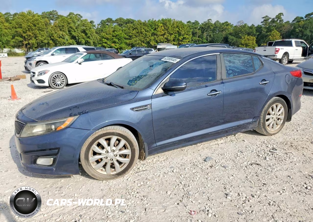 2015 Kia Optima Lx VIN:5XXGM4A74FG477480 - 1