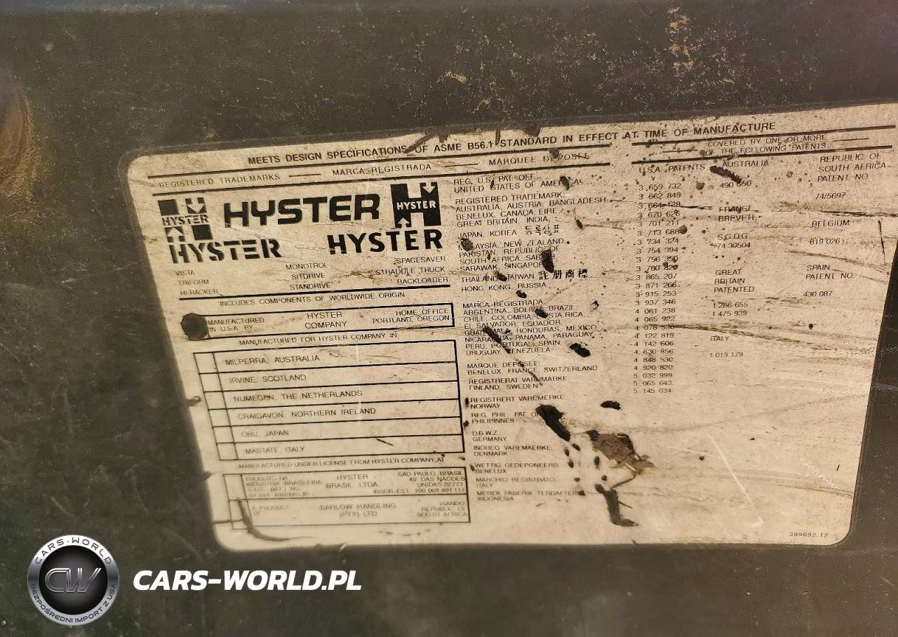 2005 Hyster H80Xm VIN:L005V03974C - 10