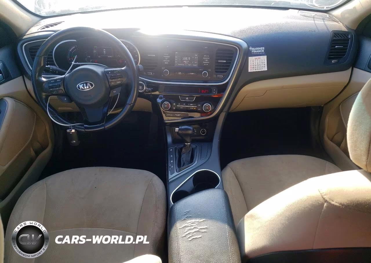 2016 Kia Optima Hybrid VIN:KNAGM4AD3G5096793 - 8