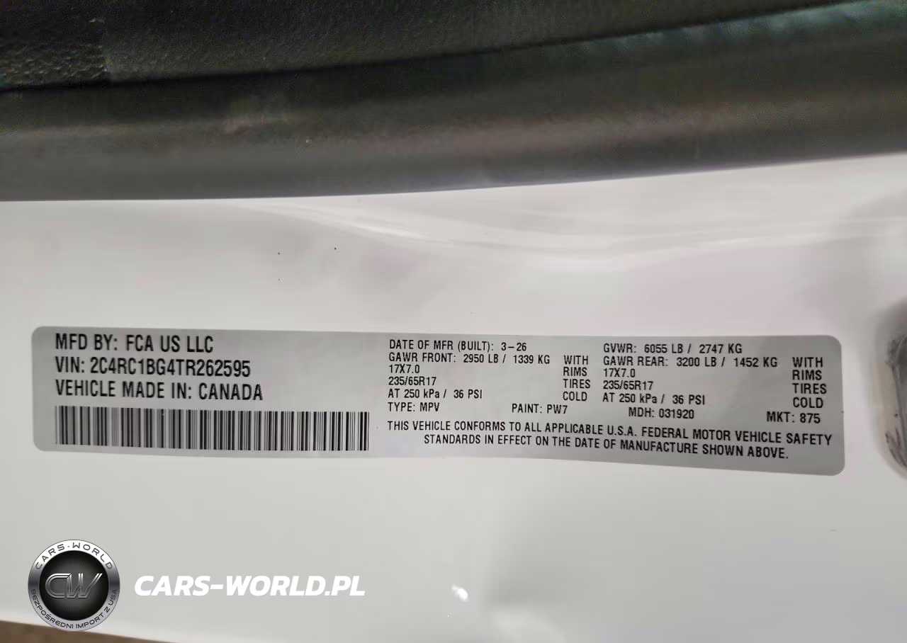 2026 Chrysler Pacifica Select VIN:2C4RC1BG4TR262595 - 13