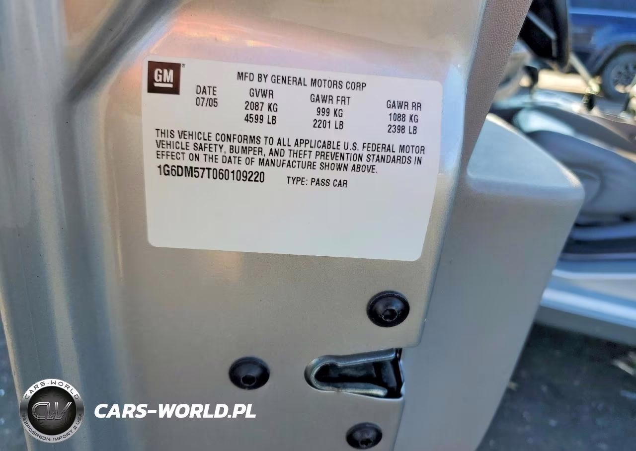 2006 Cadillac Cts VIN:1G6DM57T060109220 - 12