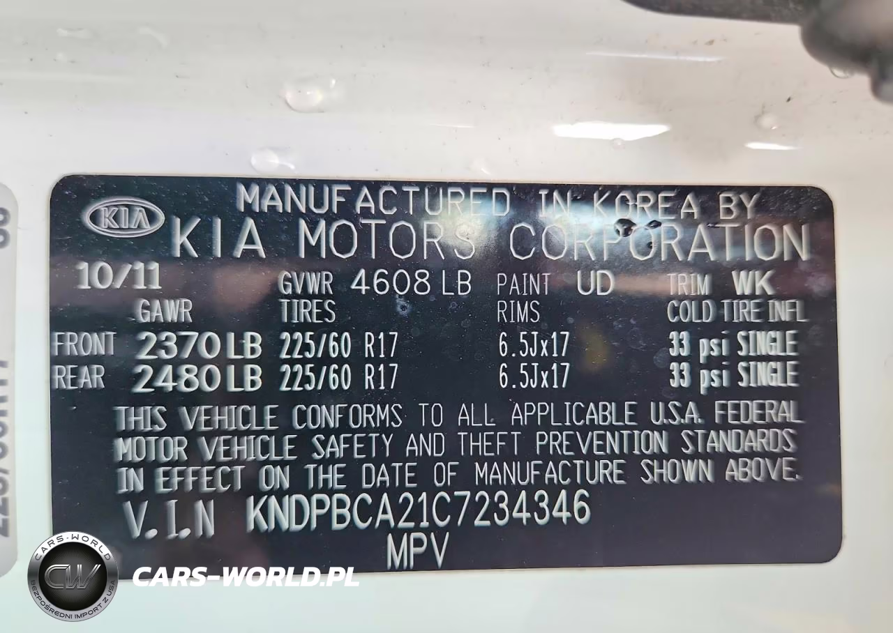 2012 Kia Sportage Lx VIN:KNDPBCA21C7234346 - 13