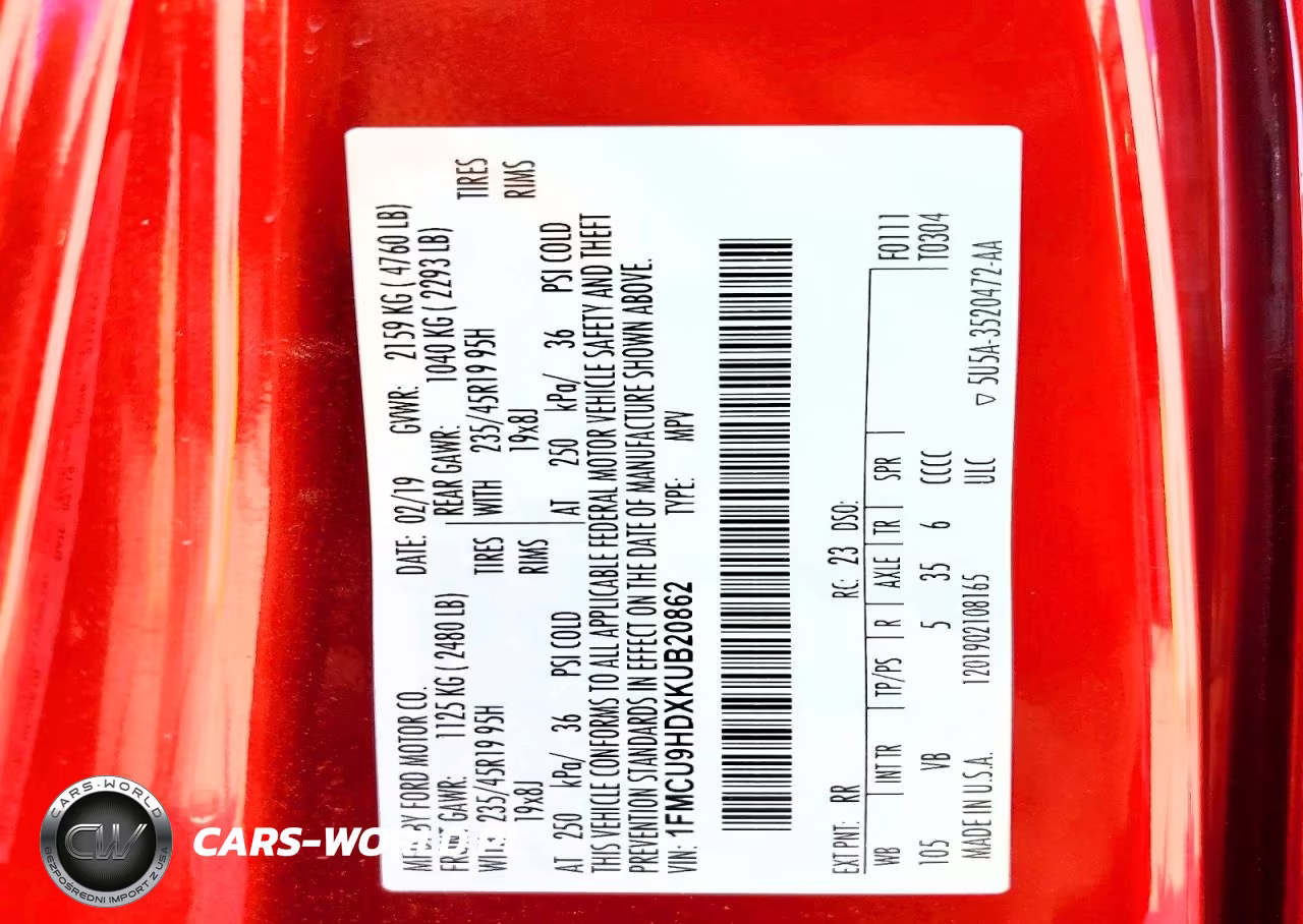 2019 Ford Escape Sel VIN:1FMCU9HDXKUB20862 - 14