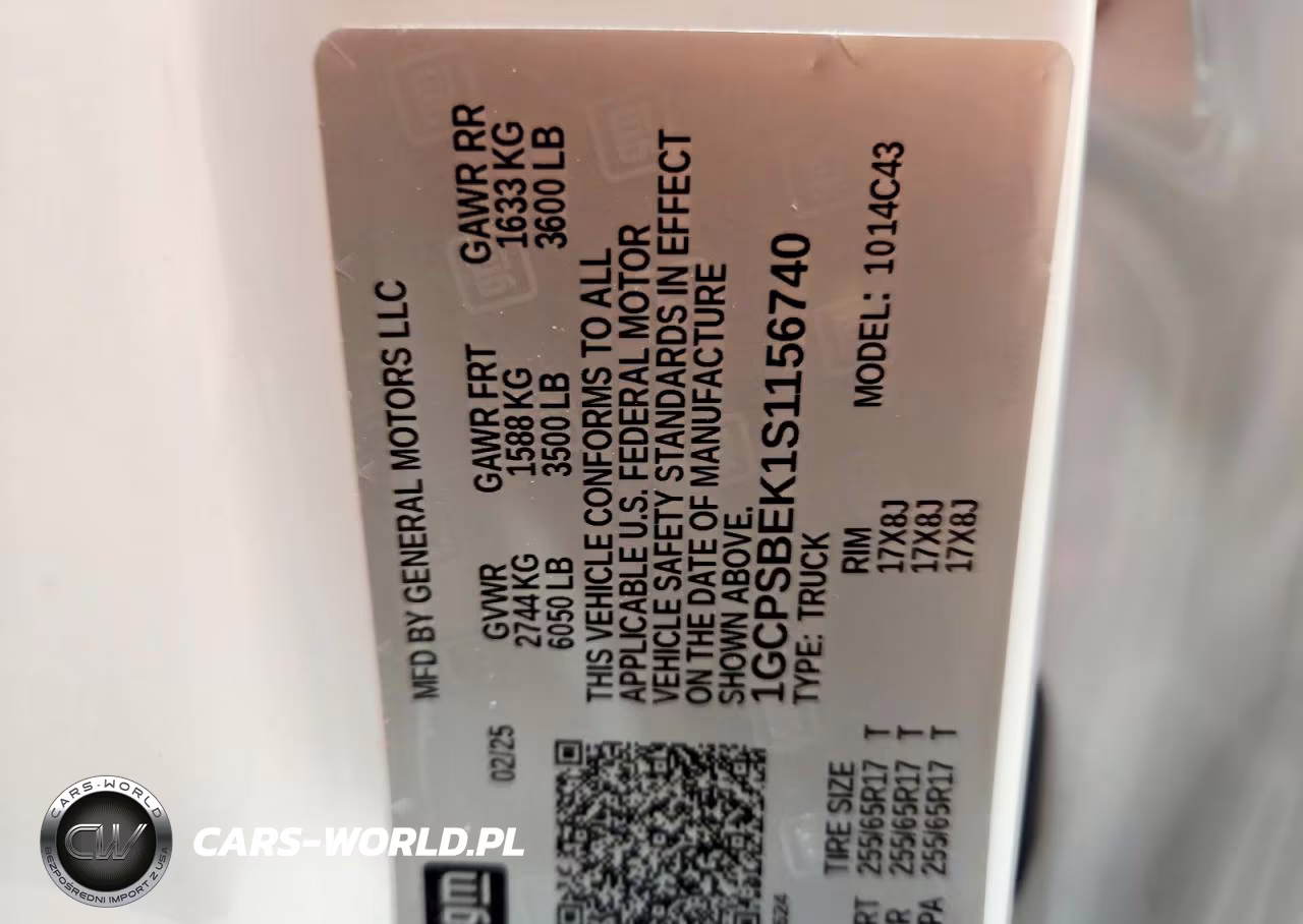 2025 Chevrolet Colorado VIN:1GCPSBEK1S1156740 - 13
