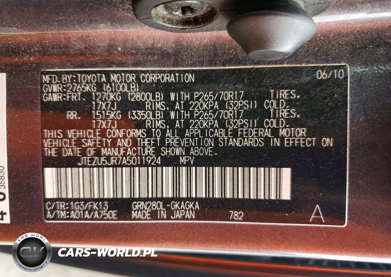 2010 Toyota 4Runner Sr5 VIN:JTEZU5JR7A5011924 - 13