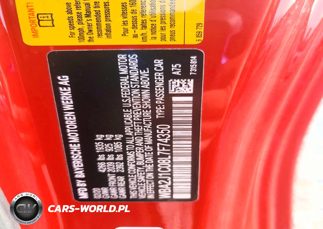 2020 BMW 230I VIN:WBA2J1C08L7F74350 - 13