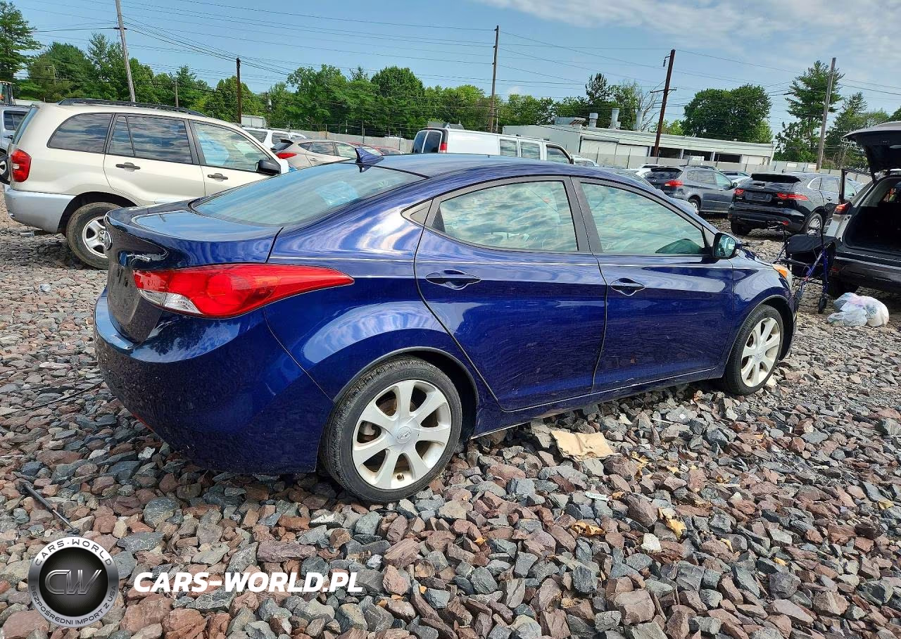 2011 Hyundai Elantra Limited VIN:5NPDH4AE8BH042529 - 3