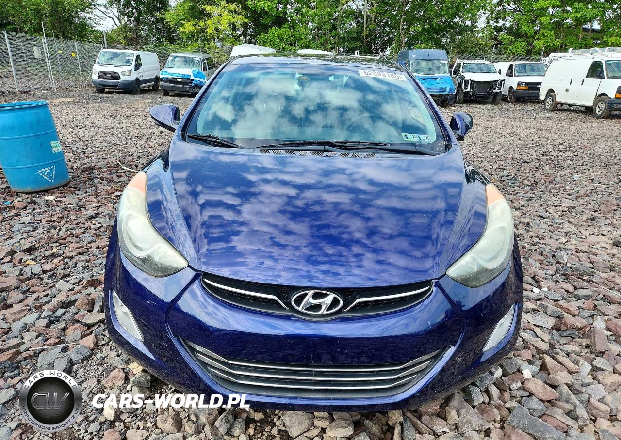 2011 Hyundai Elantra Limited VIN:5NPDH4AE8BH042529 - 5