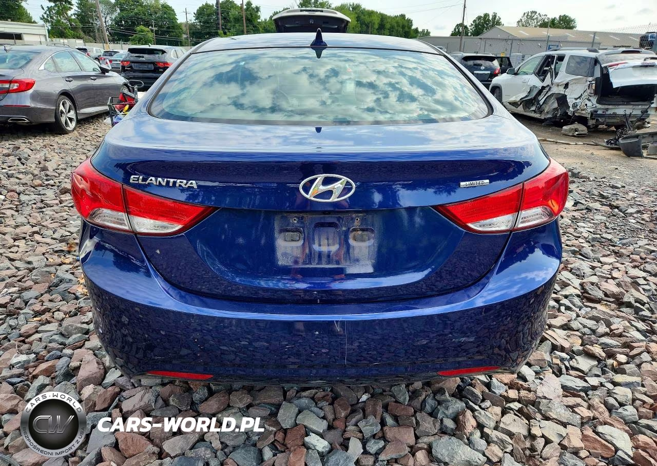 2011 Hyundai Elantra Limited VIN:5NPDH4AE8BH042529 - 6