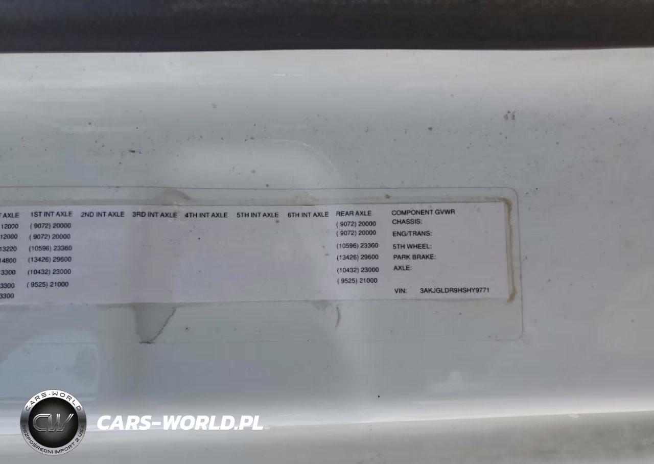 2017 Freightliner Cascadia 125 Semi Truck VIN:3AKJGLDR9HSHY9771 - 10