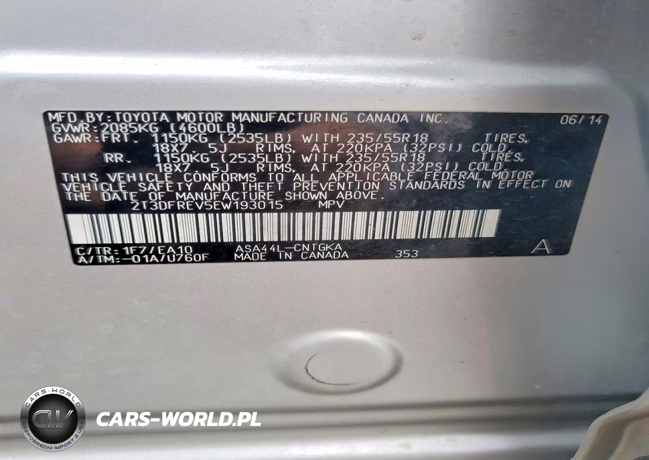 2014 Toyota Rav4 Limited VIN:2T3DFREV5EW193015 - 13