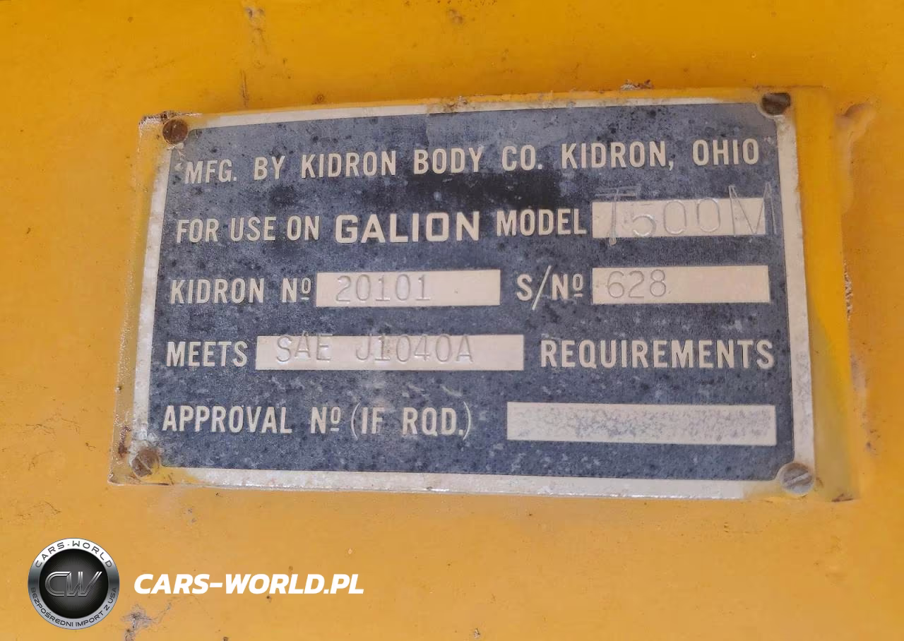 1979 Galion T500M Motor Grader VIN:20101628 - 10