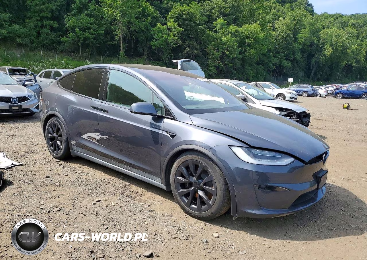 2022 Tesla Model X VIN:7SAXCDE50NF345395 - 4