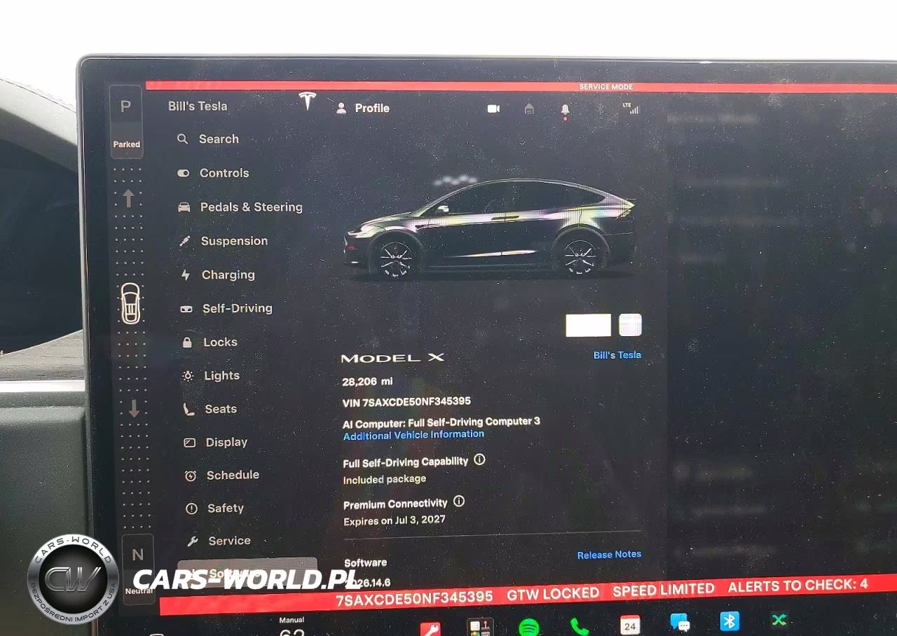 2022 Tesla Model X VIN:7SAXCDE50NF345395 - 9