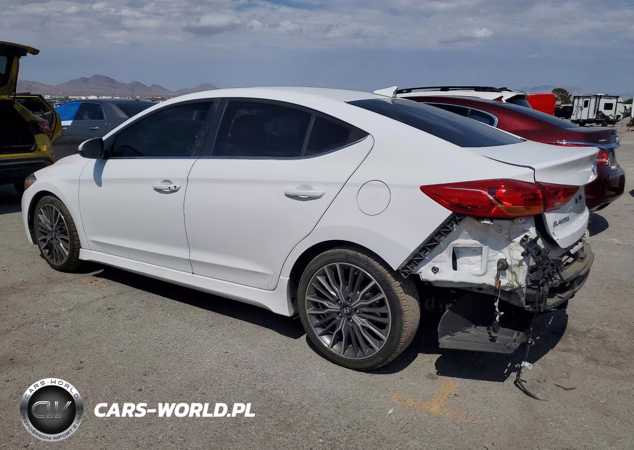 2018 Hyundai Elantra Sport VIN:KMHD04LB0JU451103 - 2