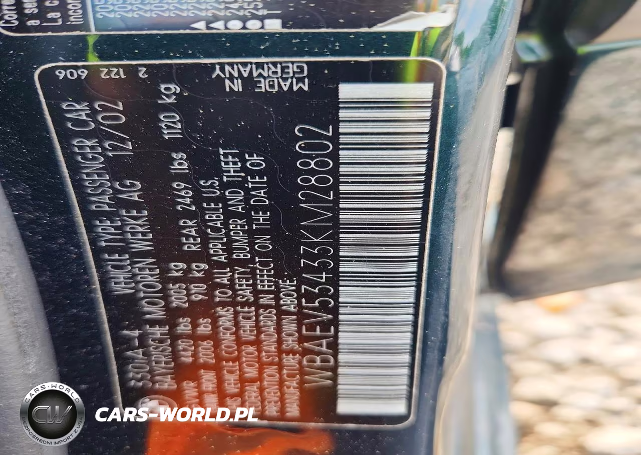 2003 BMW 330 I VIN:WBAEV53433KM28802 - 13