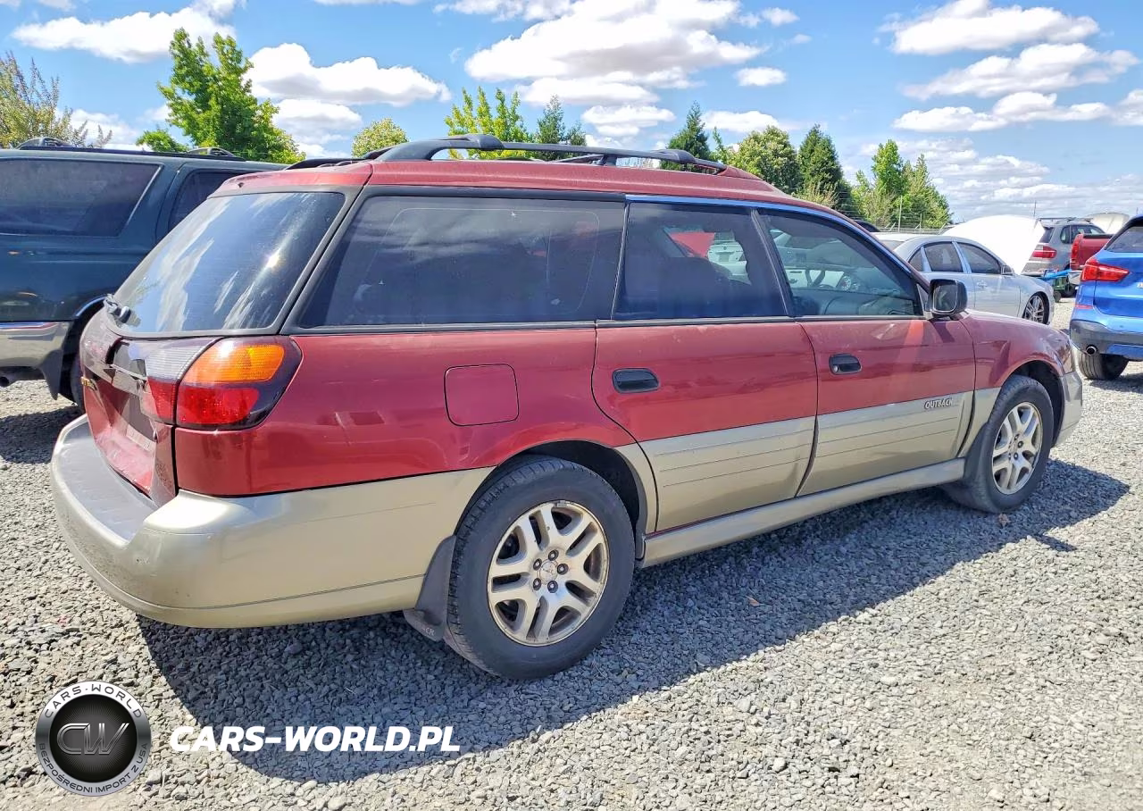 2002 Subaru Legacy Outback Awp VIN:4S3BH675827645396 - 3