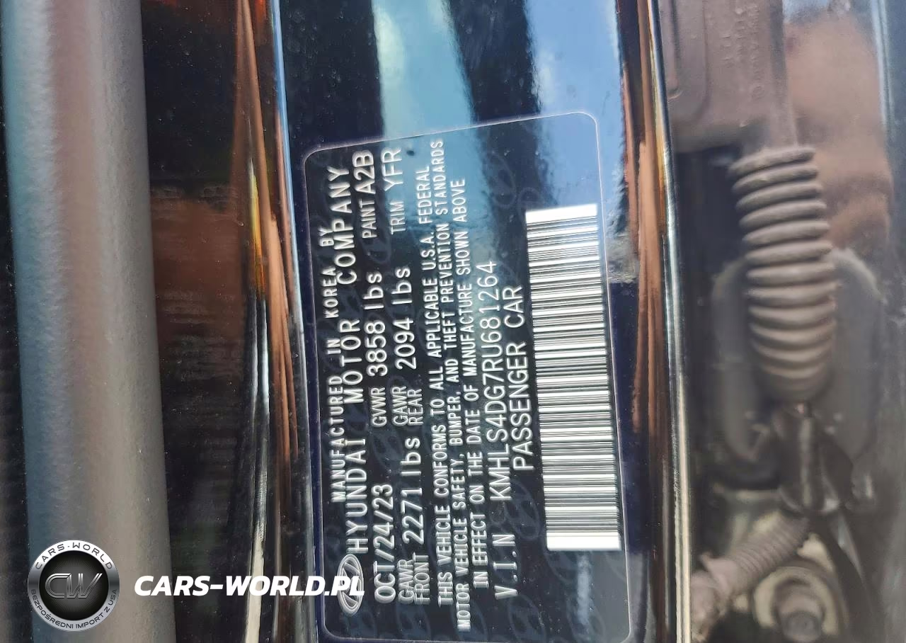 2024 Hyundai Elantra Sel VIN:KMHLS4DG7RU681264 - 13