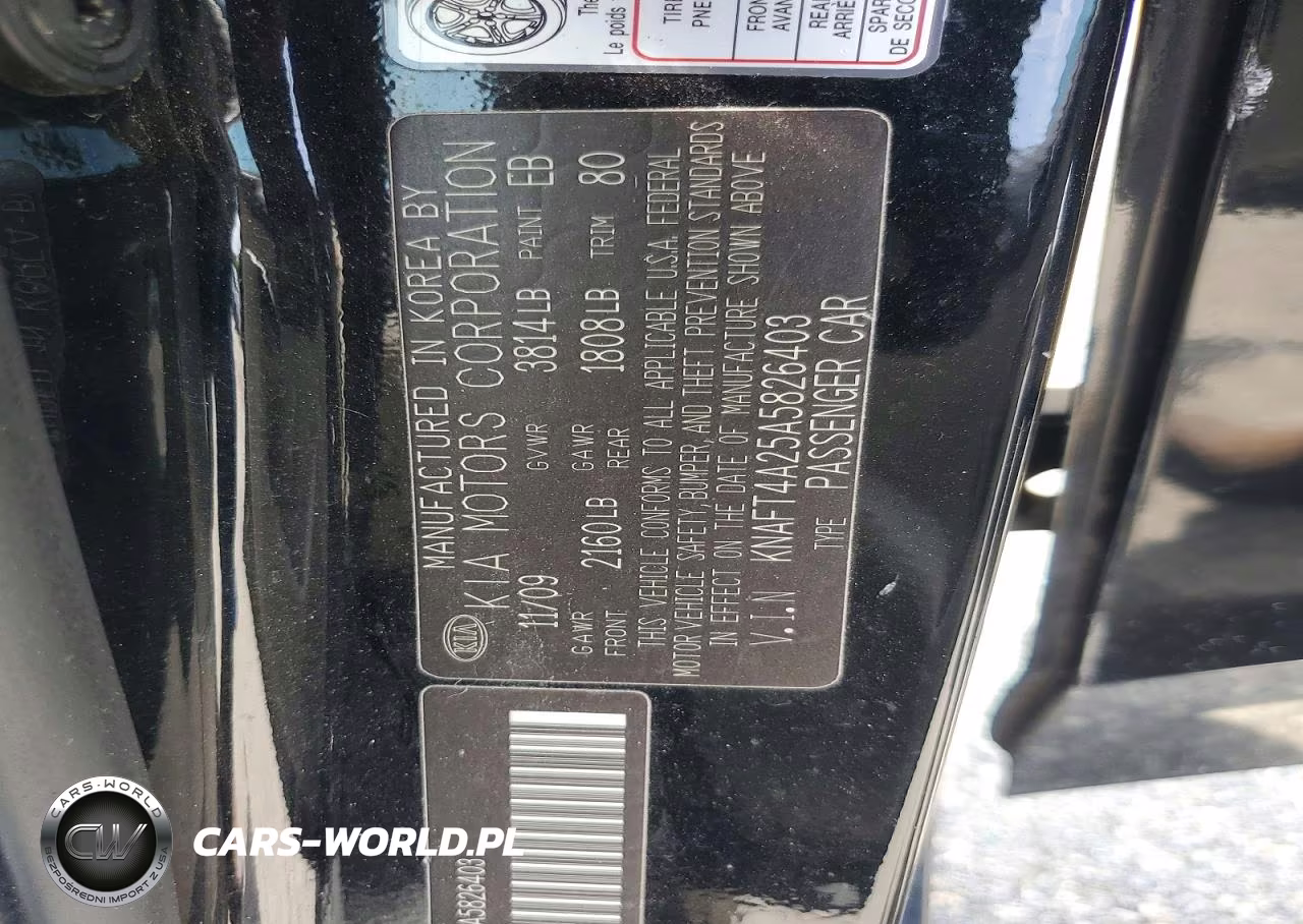 2010 Kia Forte Lx VIN:KNAFT4A25A5826403 - 12