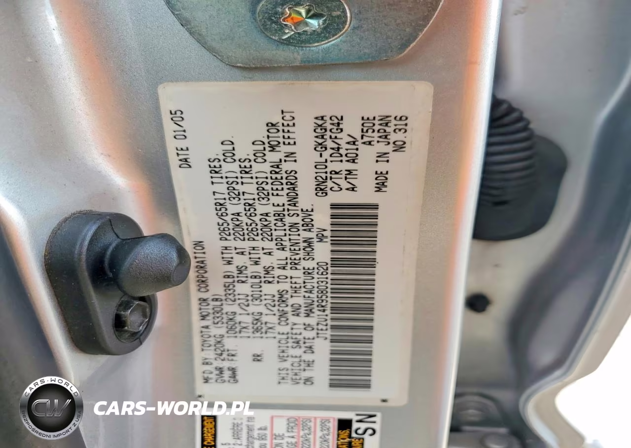2005 Toyota 4Runner Sr5 VIN:JTEZU14R958031620 - 13