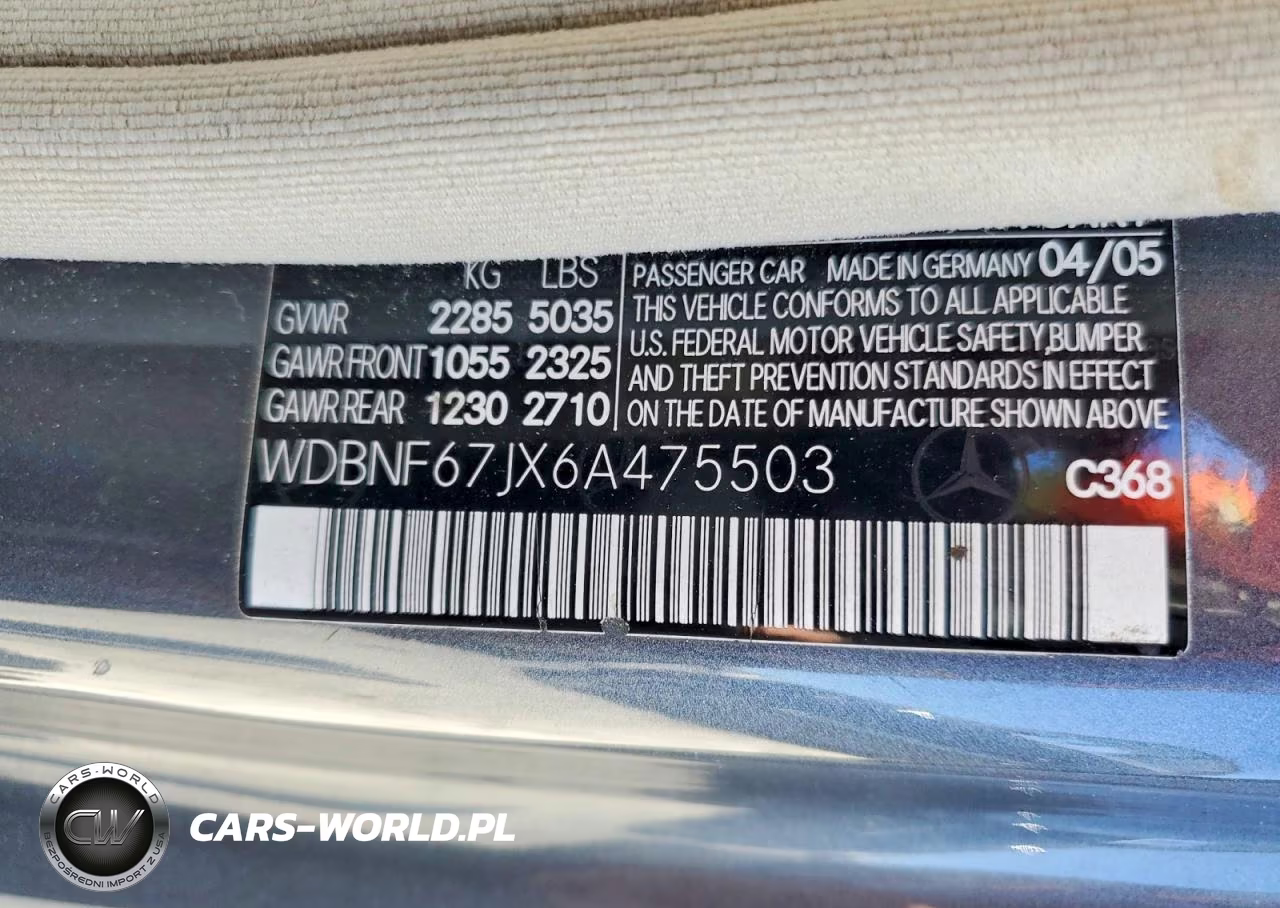 2006 Mercedes-Benz S 350 VIN:WDBNF67JX6A475503 - 12