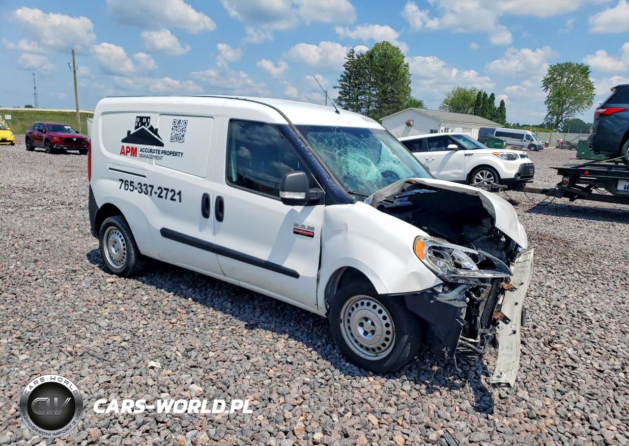 2017 Ram Promaster City St Delivery Van VIN:ZFBERFAB6H6E25607 - 4