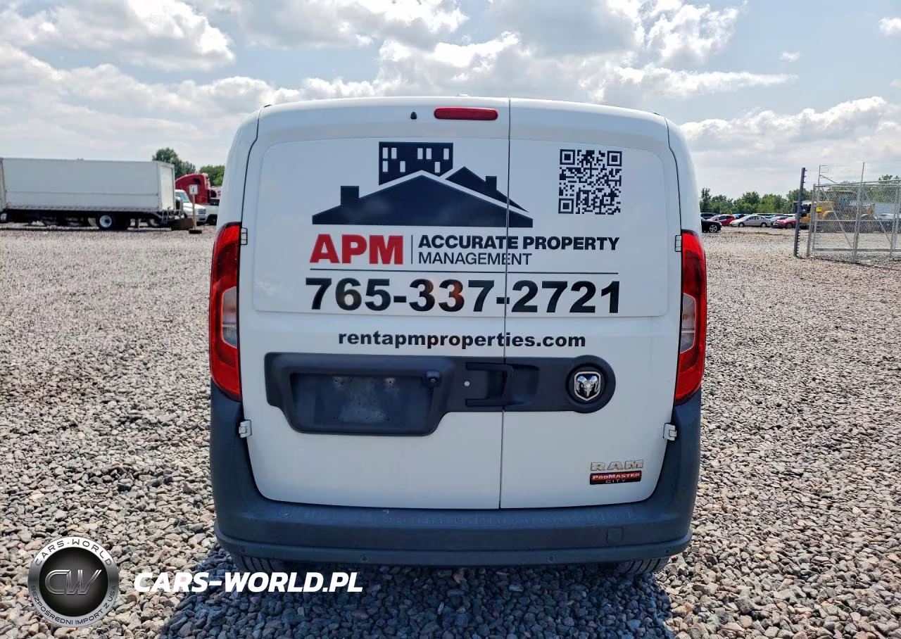2017 Ram Promaster City St Delivery Van VIN:ZFBERFAB6H6E25607 - 6